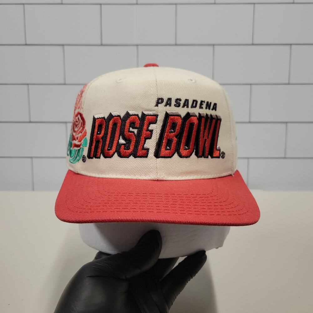 Vintage Pasadena Rose Bowl Sports Specialties Shadow Wool Snapback Hat